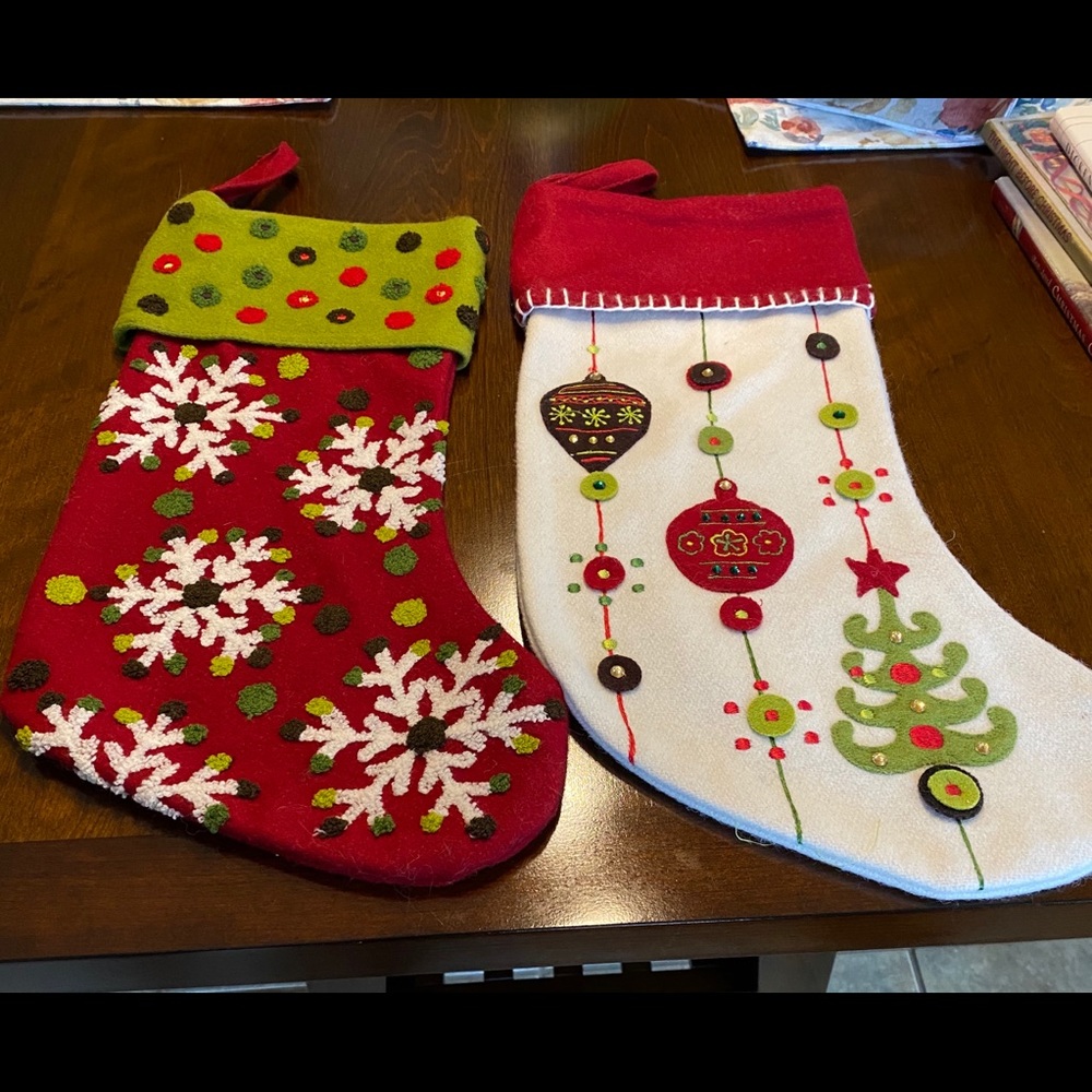 Christmas stockings.